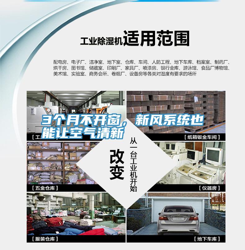3个月不开窗，新风系统也能让空气清新
