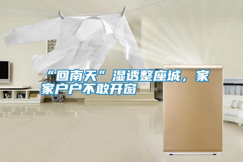 “回南天”湿透整座城，家家户户不敢开窗