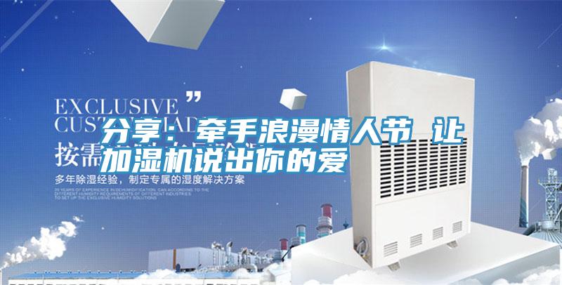 分享：牵手浪漫情人节 让加湿机说出你的爱