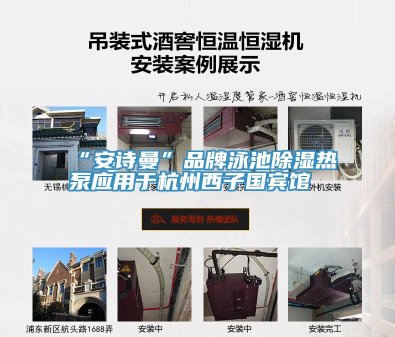 “辣椒视频软件”品牌泳池除湿热泵应用于杭州西子国宾馆