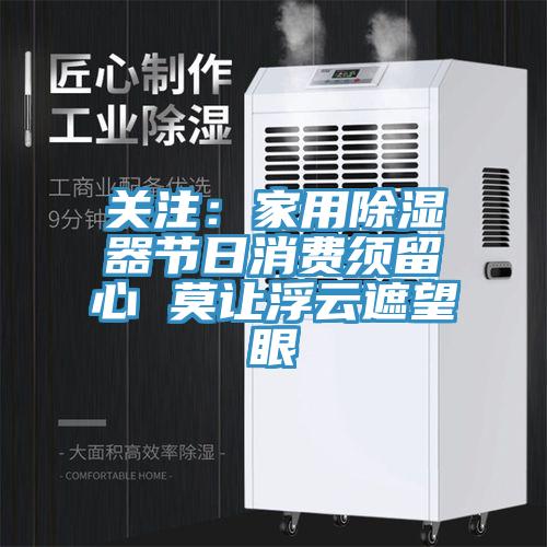 关注：家用除湿器节日消费须留心 莫让浮云遮望眼