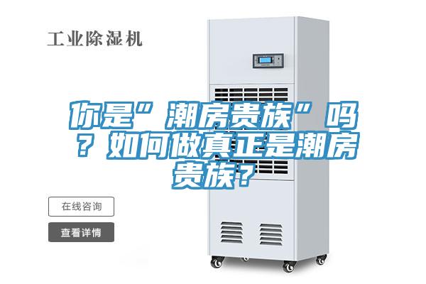 你是”潮房贵族”吗？如何做真正是潮房贵族？