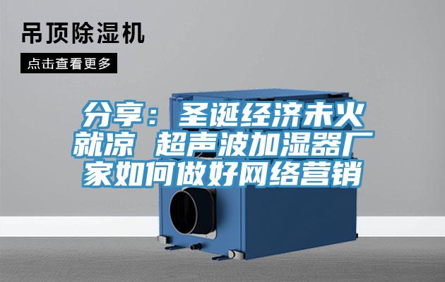 分享：圣诞经济未火就凉 超声波加湿器厂家如何做好网络营销