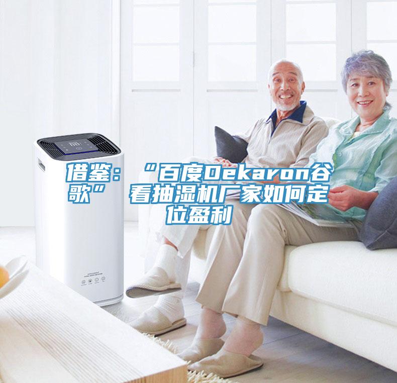 借鉴：“百度Dekaron谷歌” 看抽湿机厂家如何定位盈利