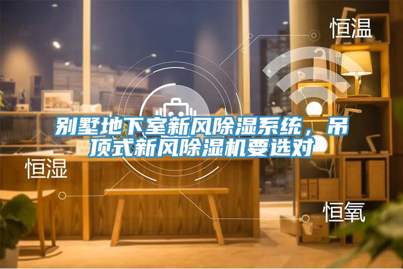 别墅地下室新风除湿系统，吊顶式新风辣椒视频APP下载并安装要选对