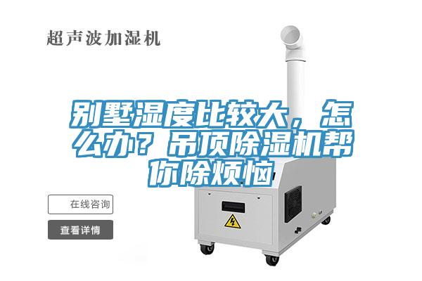 别墅湿度比较大，怎么办？吊顶辣椒视频APP下载并安装帮你除烦恼