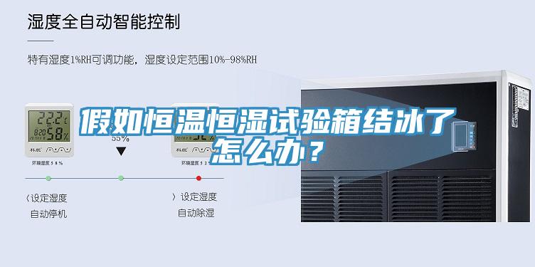 假如恒温恒湿试验箱结冰了怎么办？
