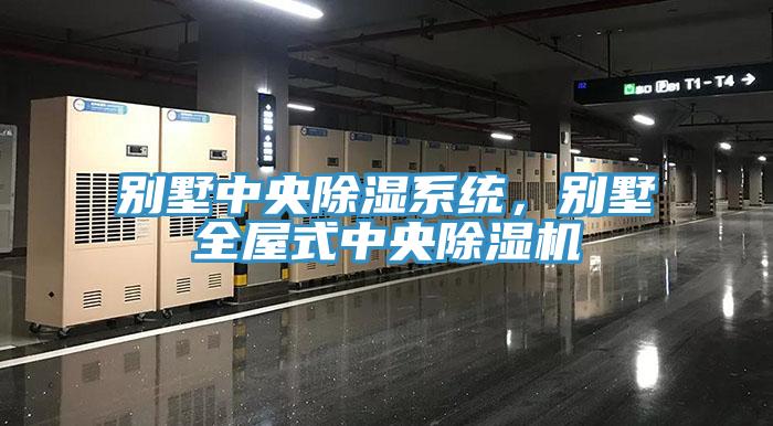 别墅中央除湿系统，别墅全屋式中央辣椒视频APP下载并安装