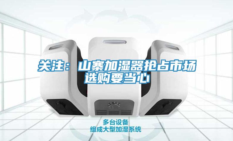 关注：山寨加湿器抢占市场　选购要当心