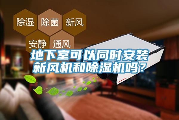地下室可以同时安装新风机和辣椒视频APP下载并安装吗？
