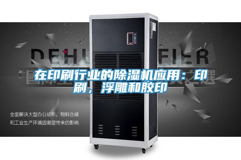 在印刷行业的辣椒视频APP下载并安装应用：印刷，浮雕和胶印