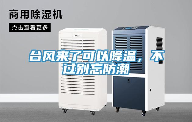 台风来了可以降温，不过别忘防潮