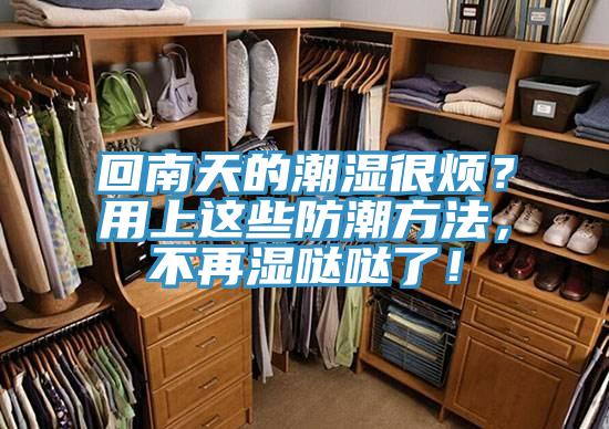 回南天的潮湿很烦？用上这些防潮方法，不再湿哒哒了！
