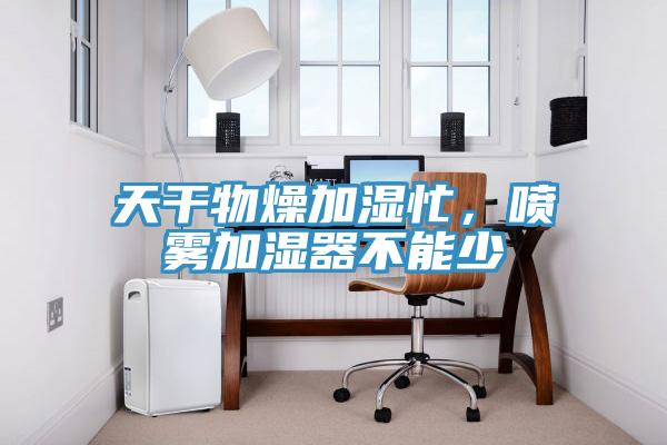 天干物燥加湿忙，喷雾加湿器不能少