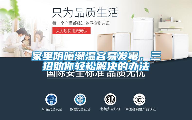家里阴暗潮湿容易发霉，三招助你轻松解决的办法
