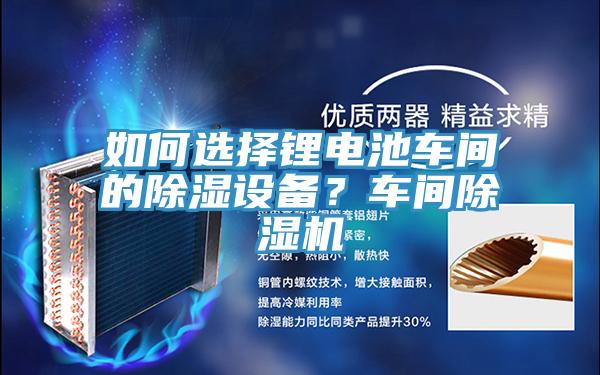 如何选择锂电池车间的除湿设备？车间辣椒视频APP下载并安装