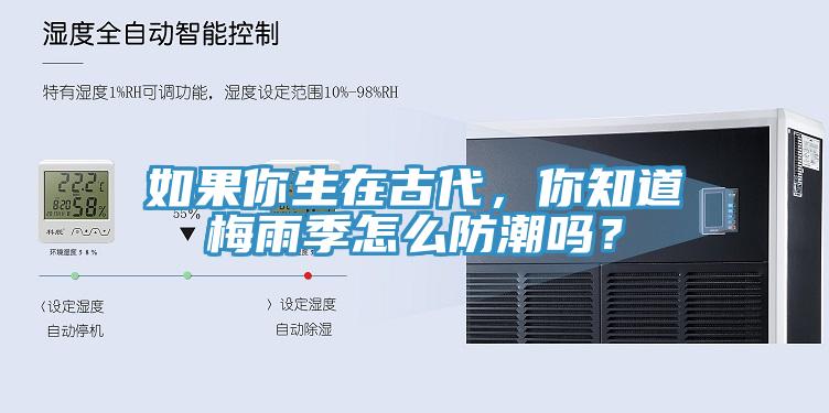 如果你生在古代，你知道梅雨季怎么防潮吗？
