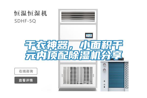 干衣神器，小面积千元内顶配辣椒视频APP下载并安装分享