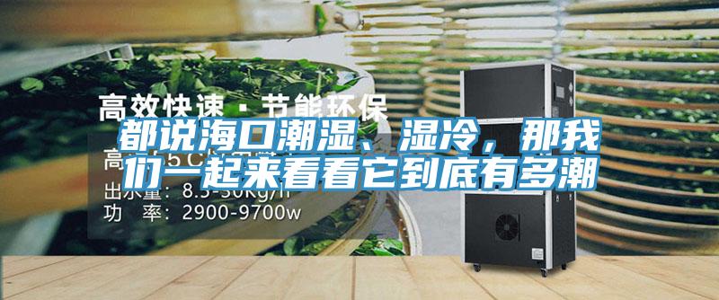 都说海口潮湿、湿冷，那辣椒视频软件一起来看看它到底有多潮