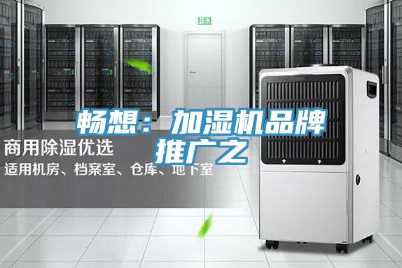 畅想：加湿机品牌推广之