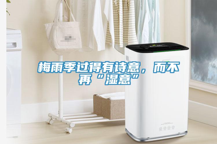 梅雨季过得有诗意，而不再“湿意”