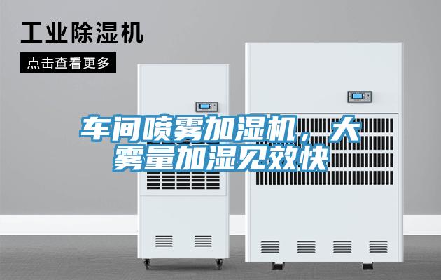 车间喷雾加湿机，大雾量加湿见效快
