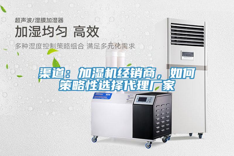 渠道：加湿机经销商，如何策略性选择代理厂家