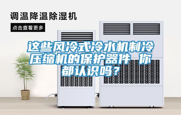 这些风冷式冷水机制冷压缩机的保护器件 你都认识吗？