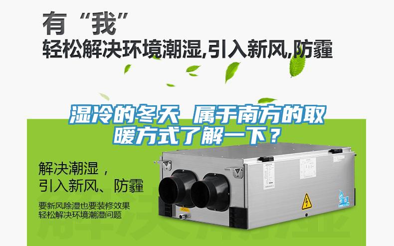 湿冷的冬天 属于南方的取暖方式了解一下？