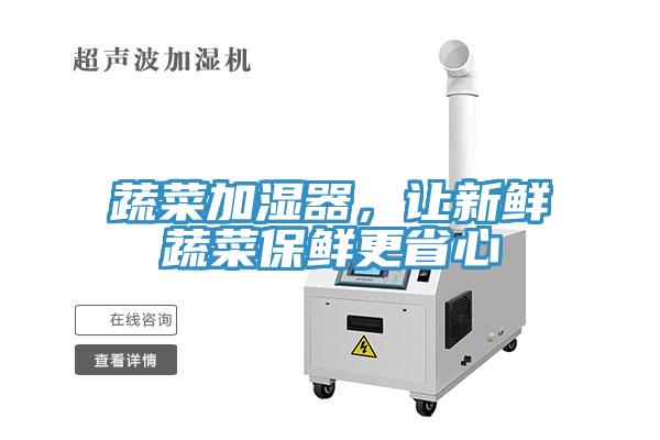 蔬菜加湿器，让新鲜蔬菜保鲜更省心
