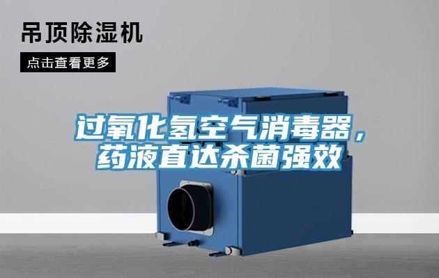 过氧化氢空气消毒器，药液直达杀菌强效