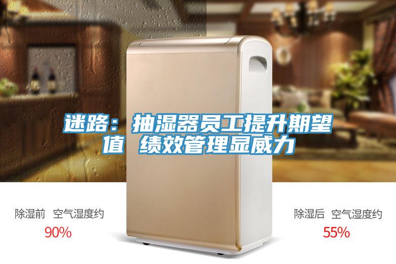 迷路：抽湿器员工提升期望值 绩效管理显威力