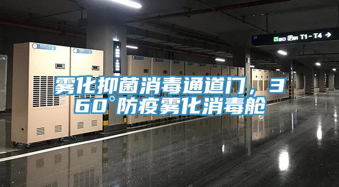 雾化抑菌消毒通道门，360°防疫雾化消毒舱