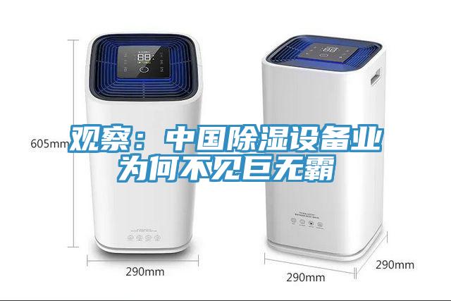 观察：中国除湿设备业为何不见巨无霸