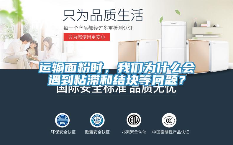 运输面粉时，辣椒视频软件为什么会遇到粘滞和结块等问题？