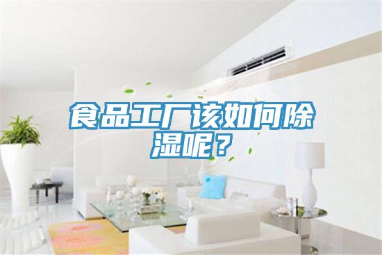 食品工厂该如何除湿呢？