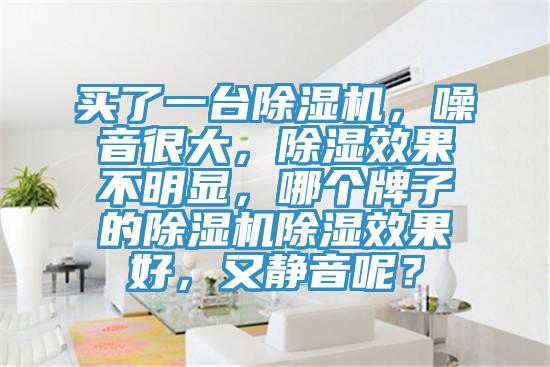 买了一台辣椒视频APP下载并安装，噪音很大，除湿效果不明显，哪个牌子的辣椒视频APP下载并安装除湿效果好，又静音呢？