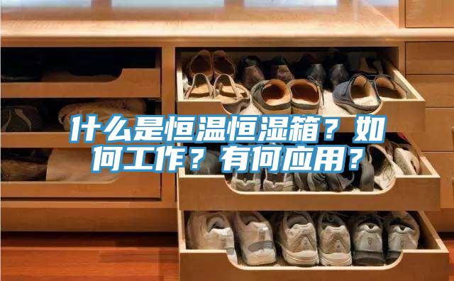 什么是恒温恒湿箱？如何工作？有何应用？