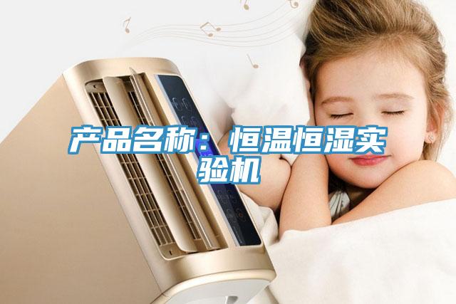 产品名称：恒温恒湿实验机