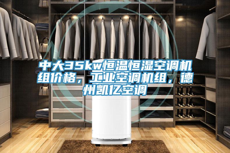 中大35kw恒温恒湿空调机组价格，工业空调机组，德州凯亿空调