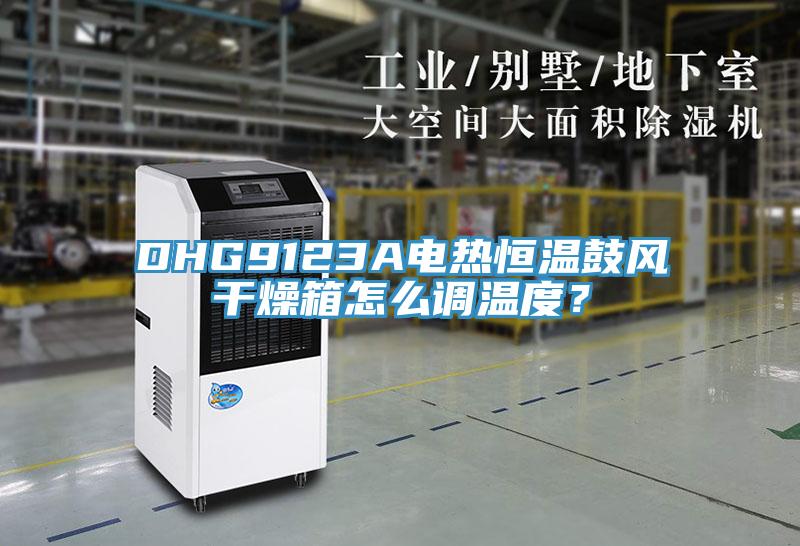 DHG9123A电热恒温鼓风干燥箱怎么调温度？