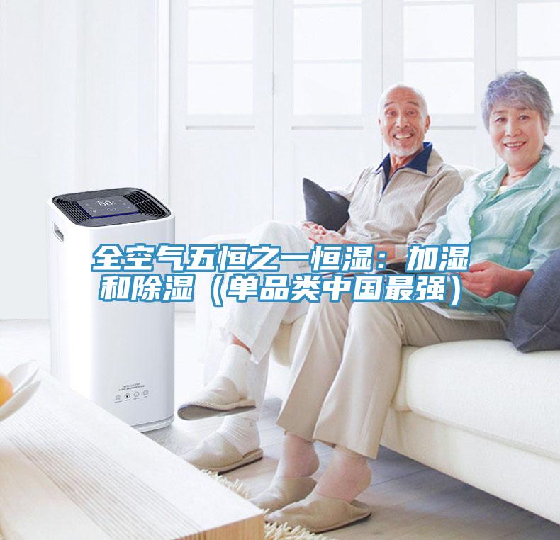 全空气五恒之一恒湿：加湿和除湿（单品类中国最强）