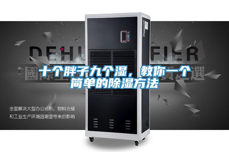 十个胖子九个湿，教你一个简单的除湿方法