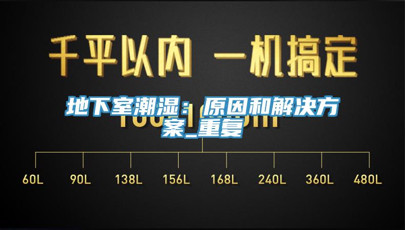 地下室潮湿：原因和解决方案_重复