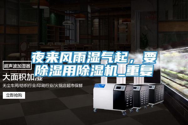 夜来风雨湿气起，要除湿用辣椒视频APP下载并安装_重复