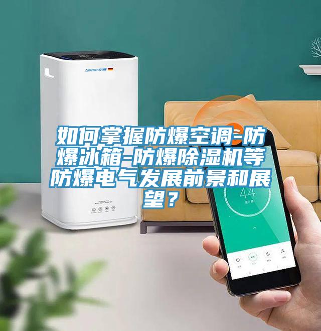 如何掌握防爆空调-防爆冰箱-防爆辣椒视频APP下载并安装等防爆电气发展前景和展望？