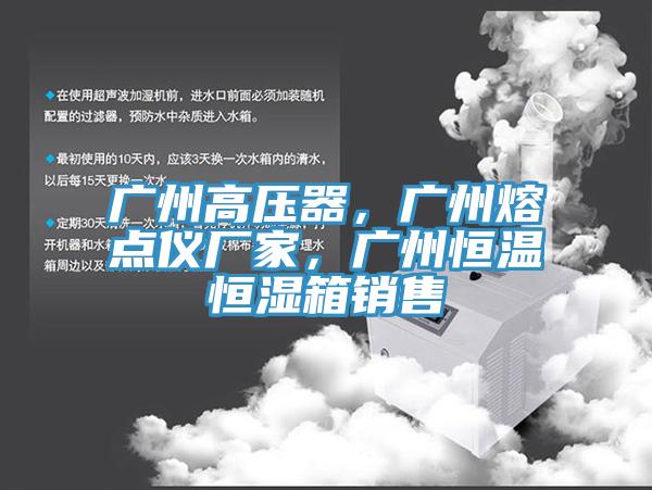 广州高压器，广州熔点仪厂家，广州恒温恒湿箱销售