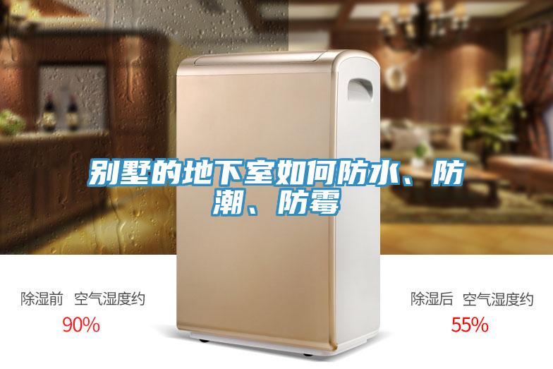 别墅的地下室如何防水、防潮、防霉