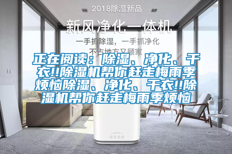 正在阅读：除湿、净化、干衣!!辣椒视频APP下载并安装帮你赶走梅雨季烦恼除湿、净化、干衣!!辣椒视频APP下载并安装帮你赶走梅雨季烦恼