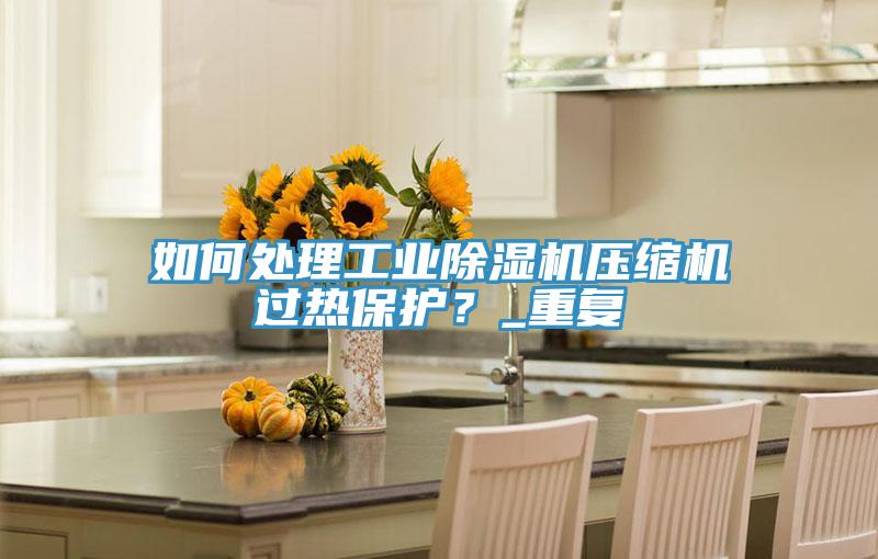 如何处理工业辣椒视频APP下载并安装压缩机过热保护？_重复